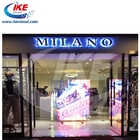 Lightweight Window Transparent LED Display Full Color 4500nits Waterproof