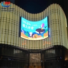 IP65 Full Color LED Display Screen 120° SMD 1921 Curved P4 4500 Nits