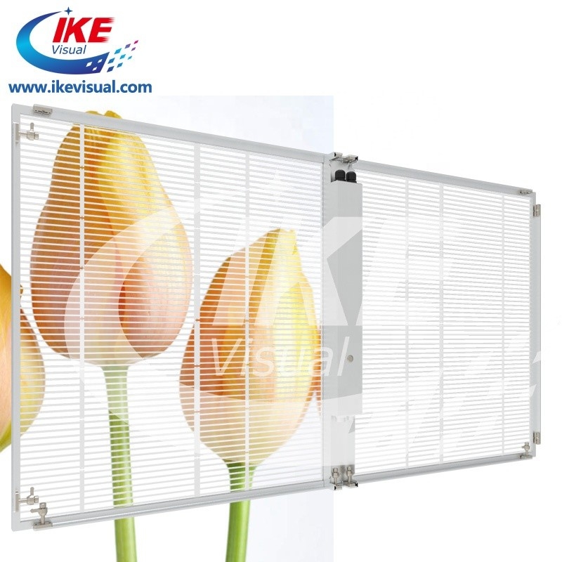 Advertising Large Outdoor LED Display Screens IP65 P7 Transparent Full Color