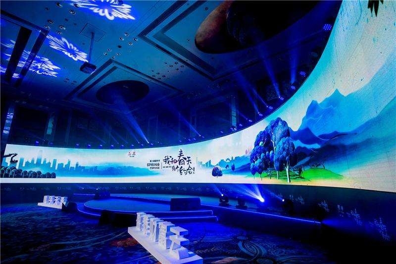 Soft P3 Curved LED Display Screen Video Wall Indoor SMD 1515